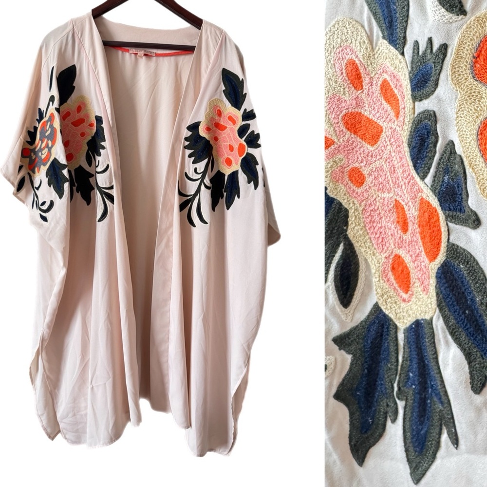GIBSON LATIMER NWT Kimono Duster Topper Sz 1X
